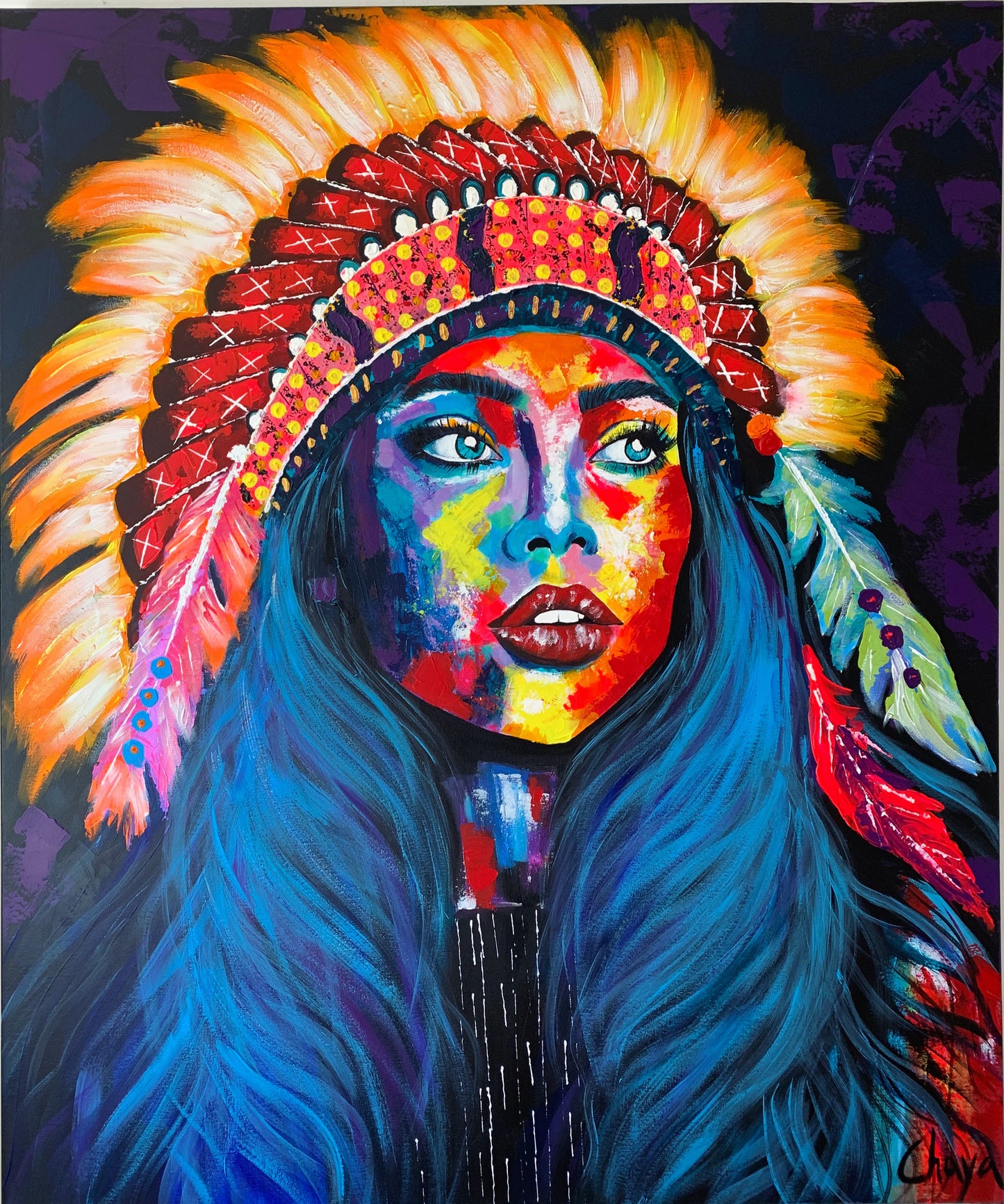 "Native Girl" Fine Art Print