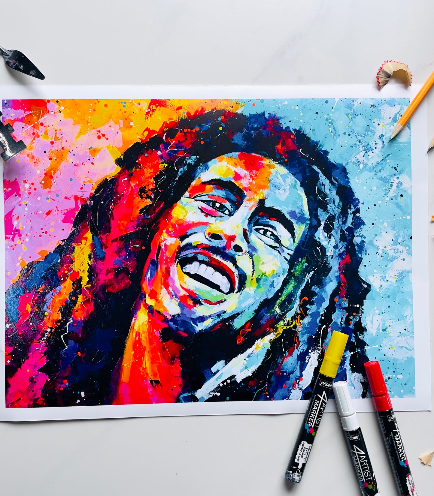 "Bob Marley" Fine Art Print