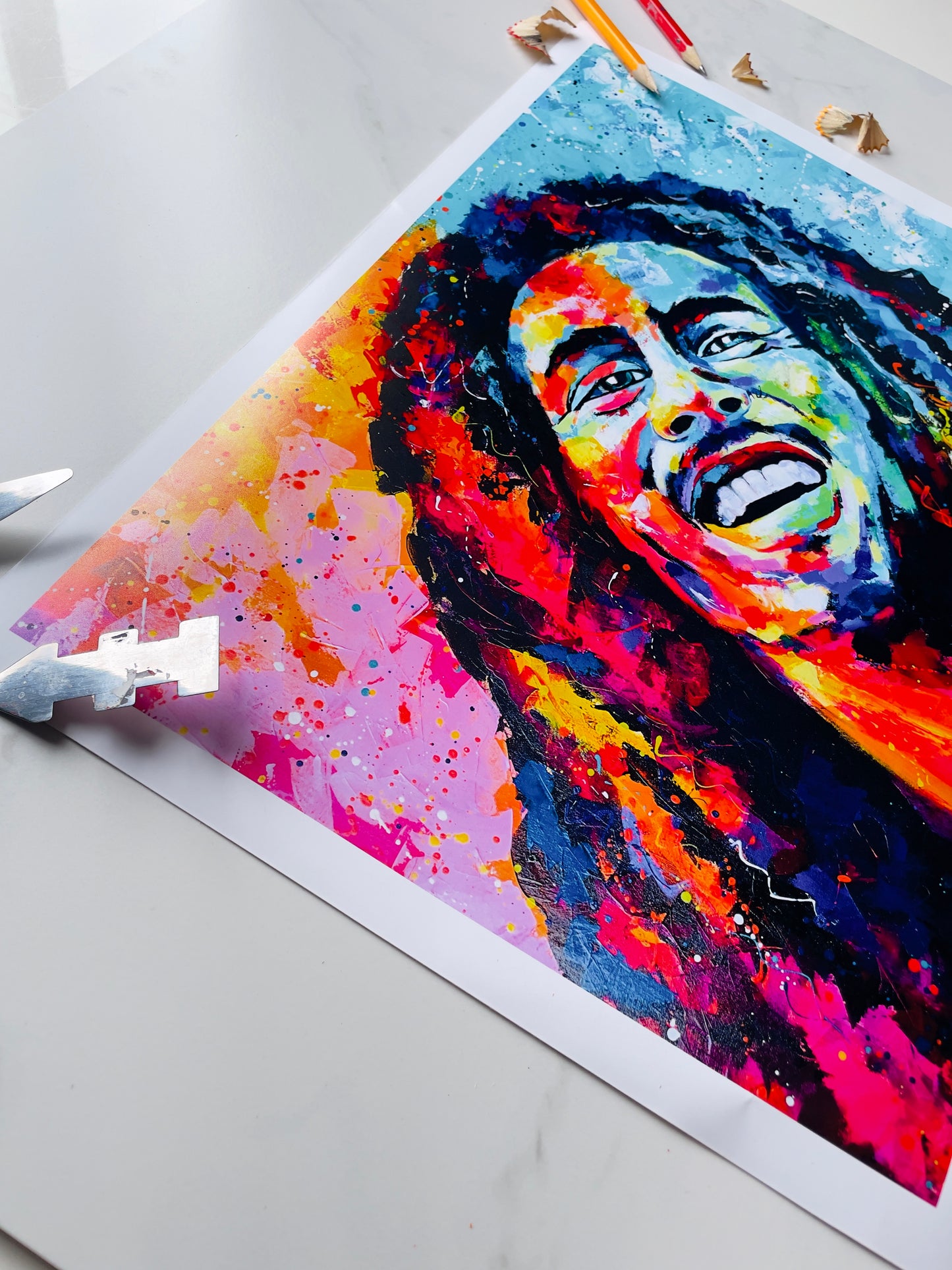 "Bob Marley" Fine Art Print